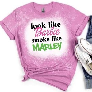 Look like barbie bleached tshirt